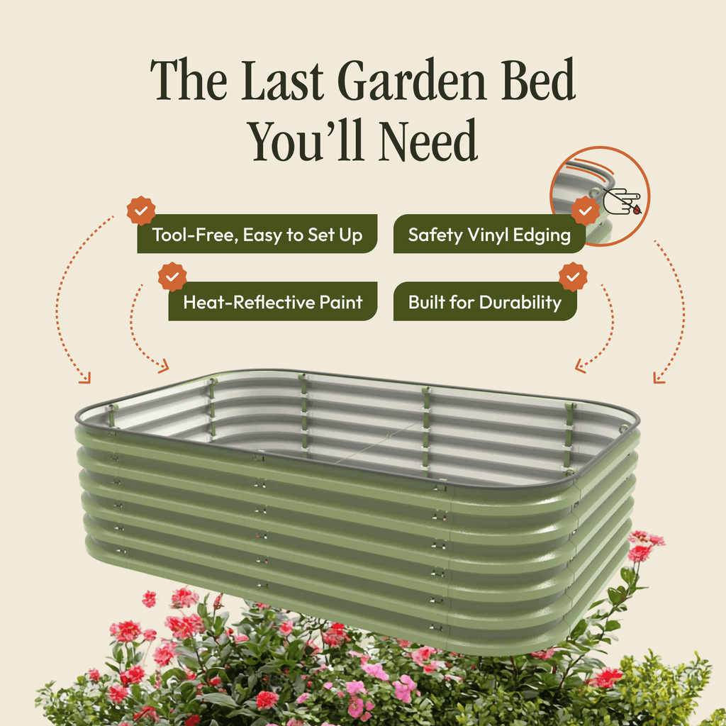 Gro-Rite Tool-Free Raised Garden Bed Kit