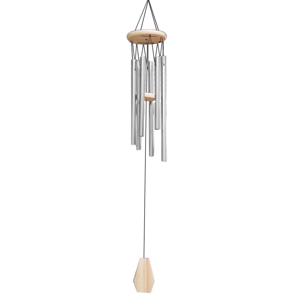 Metal Garden Wind Chimes | Gold or Silver