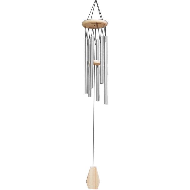 Metal Garden Wind Chimes | Gold or Silver