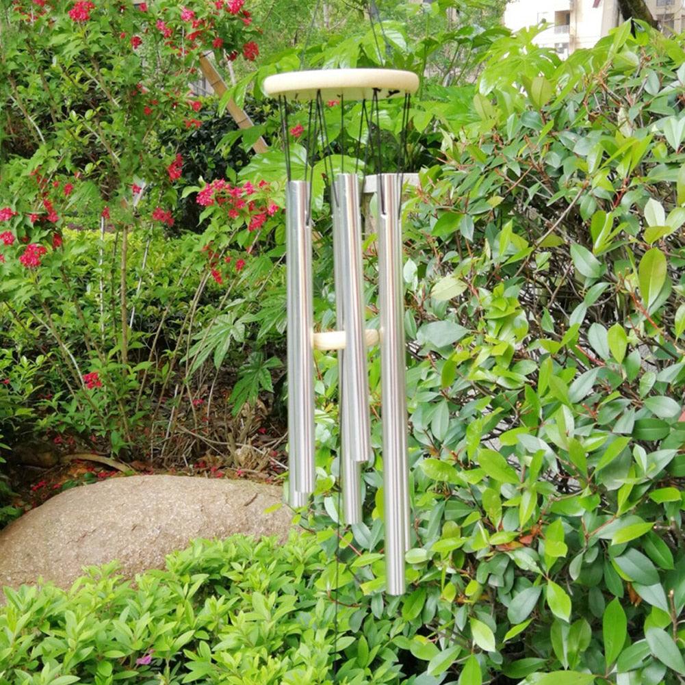 Metal Garden Wind Chimes | Gold or Silver