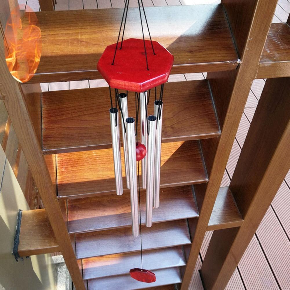 Metal Garden Wind Chimes | Gold or Silver